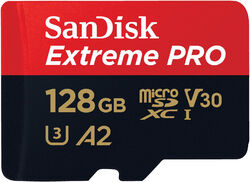 SANDISK Extreme PRO® UHS-I, Micro-SDXC Speicherkarte, 128 GB, 200 MB/s