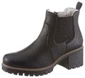 RIEKER Chelseaboots Stiefelette, Boots, Blockabsatz, Gr. 39