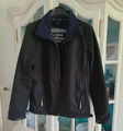 Superdry Jacke Herren Gr. XL Schwarz / Blau