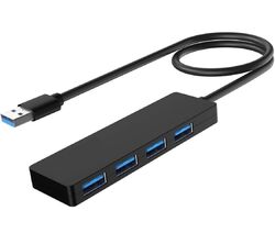 USB 3.0 HUB Verteiler Splitter Adapter Superspeed Datenhub 4 Port für Laptop PC