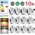 10x LED Einbau Strahler 3W 5W Einbauleuchten Decken Leuchte Set Einbau Spot 230V