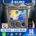 DAB Android 14 Autoradio GPS Für Opel Zafira B Corsa C D Astra G H Vivaro Vectra