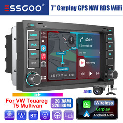 Für VW Touareg Transporter V T5 Android 13 2+32G Carplay Autoradio GPS NAVI KAM