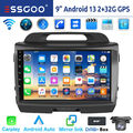 DAB+ Autoradio 32GB Android 13 Carplay GPS RDS +KAM Für KIA Sportage 3 2010-2016