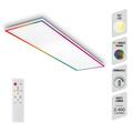 TELEFUNKEN Deckenleuchte LED 24W 102,5CM Panel Dimmbar RGB CCT Fernbedienung Dec