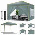 Faltpavillon Pavillon 3x3m Pop Up Pavillion Wasserdicht Gartenzelt Partyzelt DHL