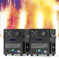 700W Cold Spark Machine mit Flight Case DMX Sparkular Funkenmaschine DJ Hochzeit