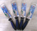 4x Nirosta FACKELMANN Gemüsemesser Ideal 18cm in schwarz/blau/Silber Kunststoff