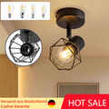 E14 Flammig Wandstrahler Wandleuchte Innen Vintage Wandspot Retro Deckenstrahler