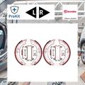 2x ORIGINAL® Brembo Bremsbackensatz, Feststellbremse Hinten für Fiat Ducato