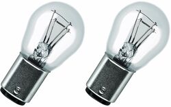 2x P21/4W OSRAM Autolampe 4 Watt 12V 4W Birne Leuchte Bremslicht BAZ15d Bremse