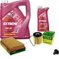 MANN Inspektionspaket 6 L MANNOL Extreme 5W-40 für MINI Mini Cooper S R50 R53