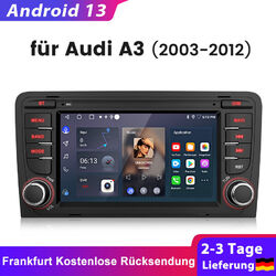 Android13 7" Autoradio Carplay Für Audi A3 S3 RS3 8P GPS Navi WIFI BT DAB+ 2+32G