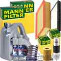 MANN INSPEKTIONSPAKET+7L FUCHS 5W-30 MOTORÖL passend für BMW 3er E36 320-328i