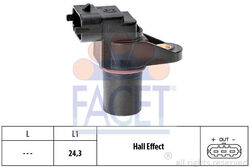 FACET (9.0459) Nockenwellensensor, Impulsgeber für CHRYSLER MERCEDES JEEP