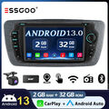 Autoradio DAB+ Für Seat Ibiza IV 6J 2009-2013 Android 13 Carplay Kam GPS Nav RDS