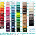 Polarfleece Antipilling ARTHUR von Stofftreff Santi®- 1,0 m Schritte -Meterware