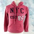 Tommy Hilfiger Denim New York City NYC 85 Pink Hoodie.  UK Damen Gr. Small