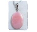 Pink Opal Andenopal pink Cabochon Anhänger mit Clip Nr. 3538