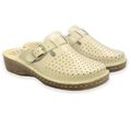 Damen Leder  Hausschuhe LEDI Anatomic Beige Gr. 37 Model 631 N22014B