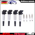 4x DELPHI Zündspule  Zündkerze für BMW 1er E81-88 3er E90-93 E60 E61 N43 N46