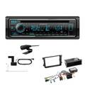 Kenwood 1-DIN Receiver Autoradio DAB Bluetooth für Seat Toledo IV schwarz Canbus