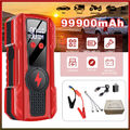 99900mAh KFZ Auto Starthilfe Car Jump Starter 1000A Ladegerät Booster Powerbank