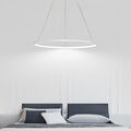 LED Pendel Lampe Ring-Design Hänge Decken Leuchte Küchen Beleuchtung 60CM Rund