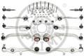 Querlenkersatz Vorderachse Querlenker G8-530 OPTIMAL für AUDI VW