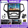 9''Android 12 Autoradio GPS Navi WIFI RDS Für Jeep Grand Cherokee 2014-2022 32GB