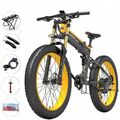 LANKELEISI 26 Zoll 1000W Elektrofahrrad Mountainbike 17.5AH E-Bike Moped 120km