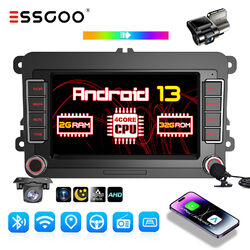 7" Autoradio Android 13 2+32G Carplay GPS DVR Kamera Für VW Golf 5 6 Plus Touran