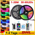 1m-20m LED Stripe RGB Leiste Streifen 5050 SMD Band Licht Leuchte Lichterkette