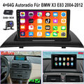 Autoradio NAV WIFI BT RDS KAM+ Android 13 GPS Navi DAB+ Für BMW X3 E83 2004-2012