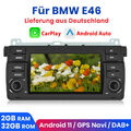 CarPlay Für BMW E46 3er 318 320 325 GPS Autoradio NAVI BT Android 12 DAB+ WIFI 