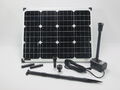 50W Solarpumpe Teich Gartenteich 1700l/h Solar Bachlauf Pumpenset Tauch Pumpe 