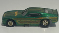 Hot Wheels 1971 71 Ford Mustang Treasure Hunt 2011 Funny Car grün