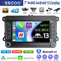 4+64G Android 13 Autoradio Carplay DVR Kamera Für VW Golf 5 6 Plus Touran Tiguan