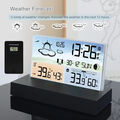 Wetterstation mit Außensensor Hygrometer Thermometer Wecker Uhr Farbdisplay