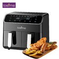 8L Heißluftfritteuse Heissluft Friteuse Air Fryer Digital Fritteuse LCD Digital