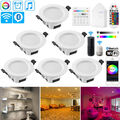 6xSmart 5W 9W RGB+WW+CW WIFI/Bluetooth APP LED Deckenspot Einbauleuchte Strahler