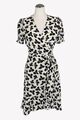 Diane von Furstenberg Damen Kleid Gr. 34 (XS) Mehrfarbig Wickelkleid Dress