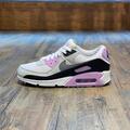 Nike Air Max 90 Gr.40 weiß schwarz violett DH8010 103 Damen Sportschuhe Sneaker