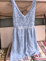 Super Süßes Sommerkleid von Alba Moda Gr. 46 im Jeansstil. Tolle Farbe. Neu 