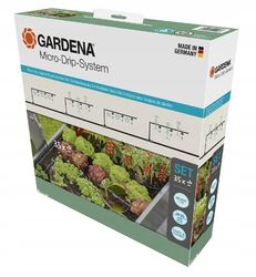 💦 Gardena Micro-Drip-System Tropfbewässerung Set Hochbeet/Beet - 35 Pflanzen 💧Starter-Set sofort einsatzbereit