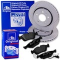 ATE PowerDisc BREMSSCHEIBEN + BELÄGE VORNE für VW GOLF 7 AUDI A3 8V LEON OCTAVIA