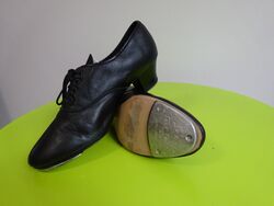 Capezio Stepptanz Schuhe Schwarz Leder  Gr. 7 / 38,5