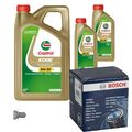 BOSCH Ölfilter 7 L Castrol EDGE FST 5W-30 LL für VW Passat Variant