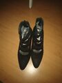 Maripé Pumps Gr. 37 Wildleder Schwarz 90's Vintage