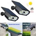 2er LED Solarleuchte Außen Fluter Gartenstrahler Solar Lampe mit Bewegungsmelder